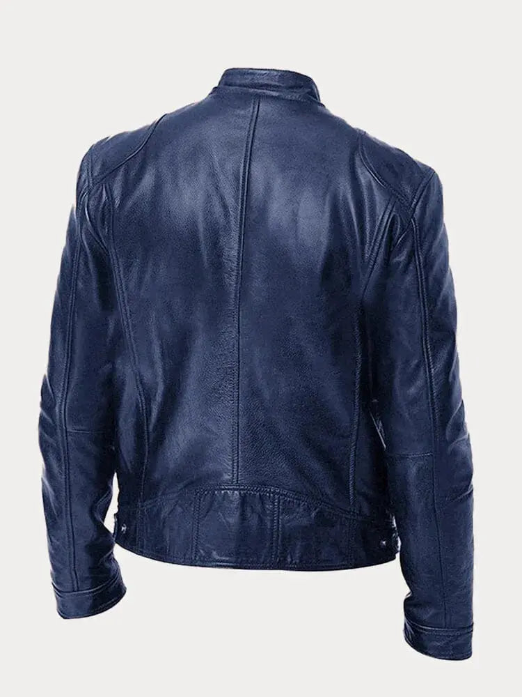 Elias™ | Tidlös Skinnjacka med Modern Touch