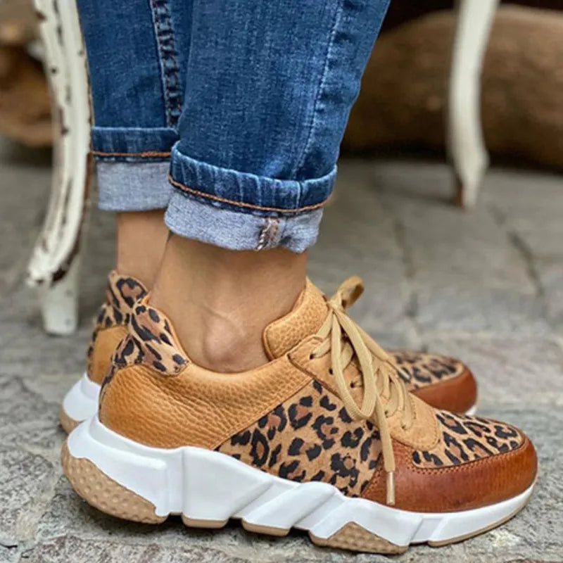 Kristina™ | Leopard Sneakers – Komfort & Stil i varje steg