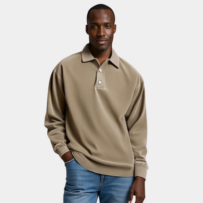 Allan™ | Vintage Polo Skjorta med Tidlös Stil