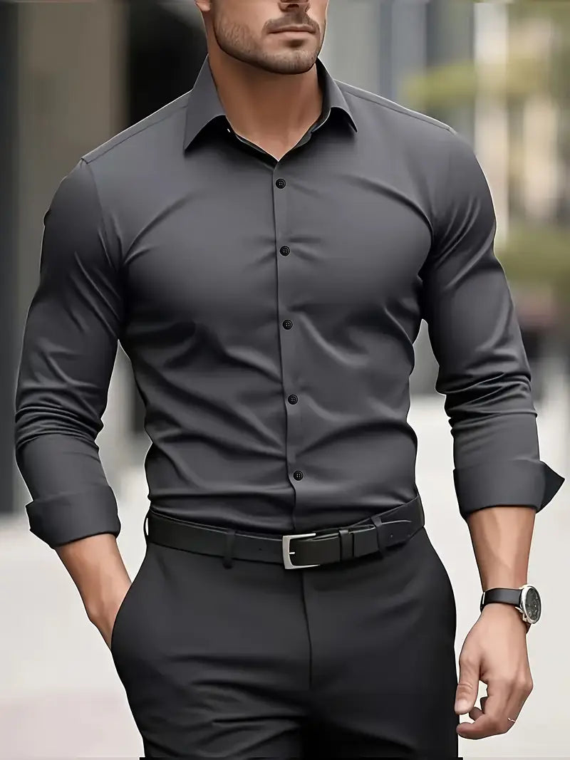 Albert™ | Slim-Fit Skjorta med Tidlös Klass