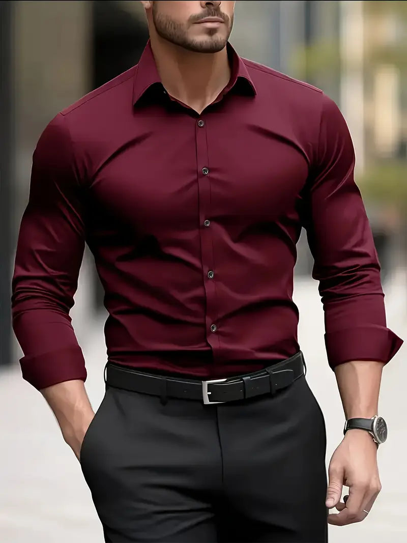 Albert™ | Slim-Fit Skjorta med Tidlös Klass