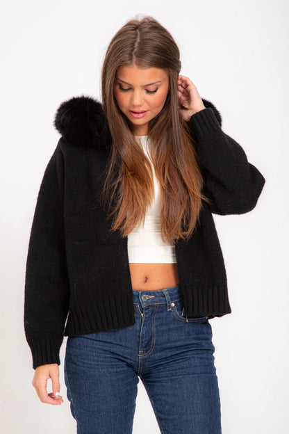 Zoë™ | Fluffig Croppad Fleece Zip