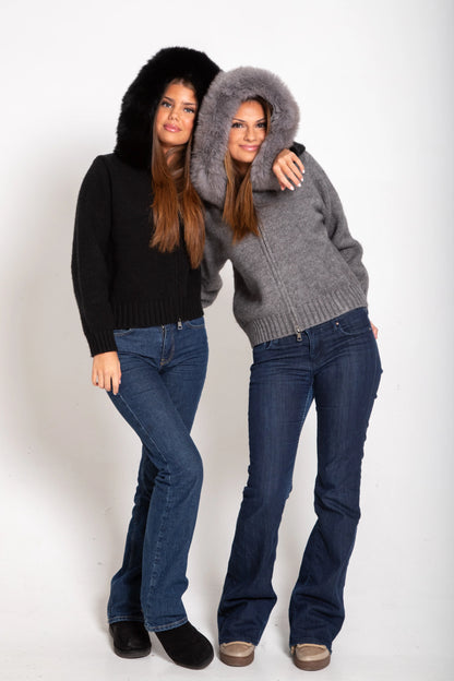 Zoë™ | Fluffig Croppad Fleece Zip