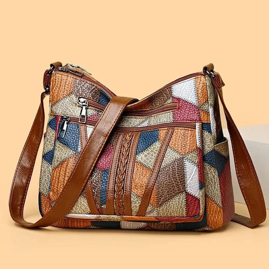 Kristin™ | Patchwork Axelväska