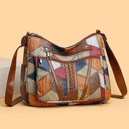 Kristin™ | Patchwork Axelväska