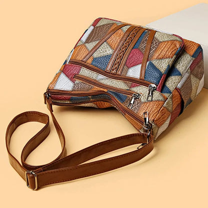 Kristin™ | Patchwork Axelväska