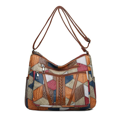 Kristin™ | Patchwork Axelväska