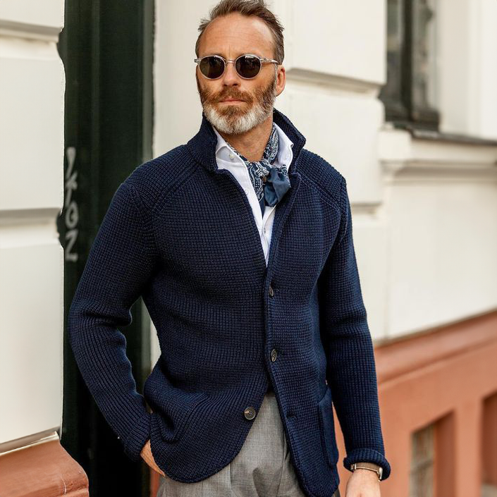 Milton™ | Tidlös Kofta med Modern Klass