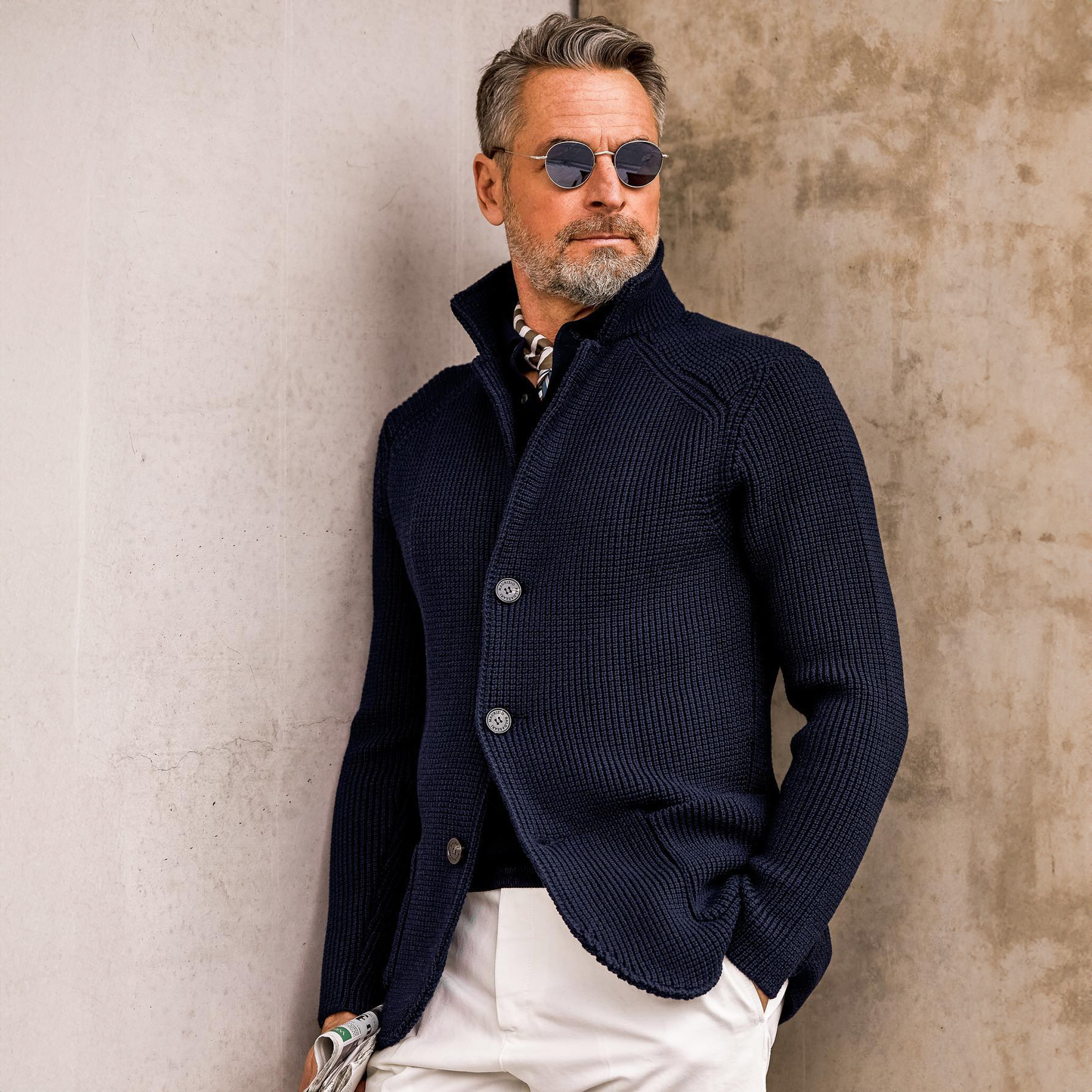 Milton™ | Tidlös Kofta med Modern Klass