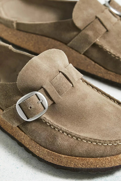 Selma™ | Lyxiga Ortopediska Tofflor med Stilren Läderlook