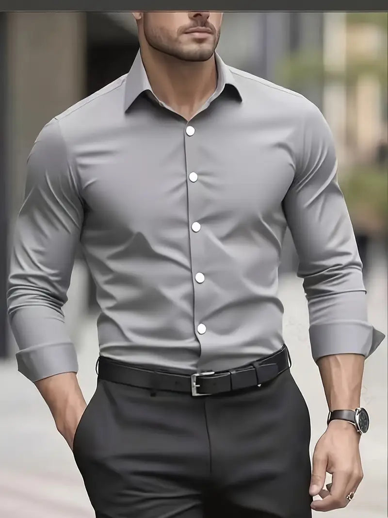 Albert™ | Slim-Fit Skjorta med Tidlös Klass