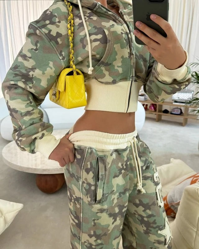 Noah™ | Olivgröna Streetwear Joggingbyxor