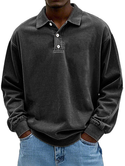 Allan™ | Vintage Polo Skjorta med Tidlös Stil
