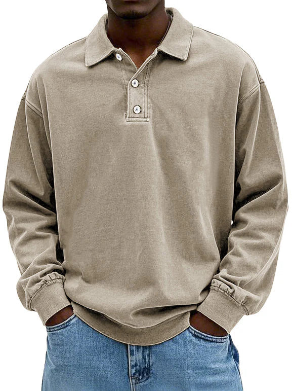 Allan™ | Vintage Polo Skjorta med Tidlös Stil