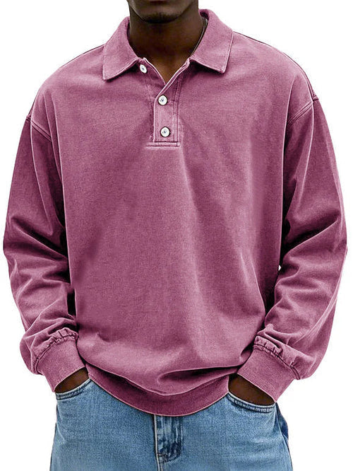 Allan™ | Vintage Polo Skjorta med Tidlös Stil