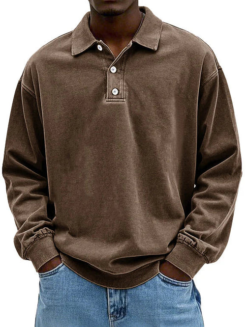 Allan™ | Vintage Polo Skjorta med Tidlös Stil