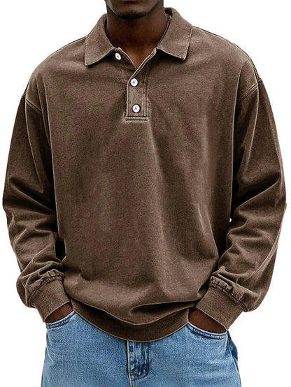 Allan™ | Vintage Polo Skjorta med Tidlös Stil