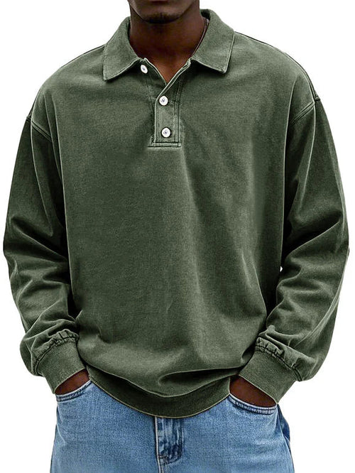 Allan™ | Vintage Polo Skjorta med Tidlös Stil