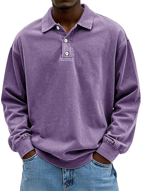 Allan™ | Vintage Polo Skjorta med Tidlös Stil