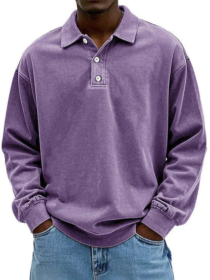 Allan™ | Vintage Polo Skjorta med Tidlös Stil
