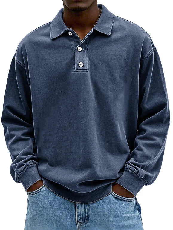 Allan™ | Vintage Polo Skjorta med Tidlös Stil