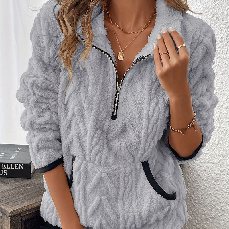 Lisbeth™ | Mjuk Half-zip Fleece-tröja