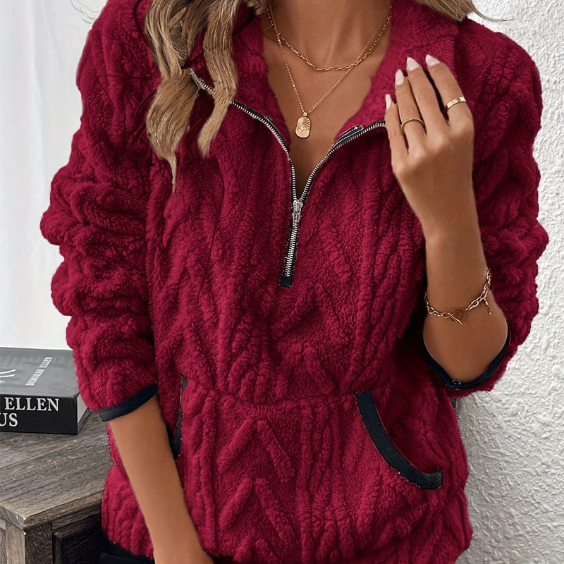 Lisbeth™ | Mjuk Half-zip Fleece-tröja