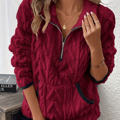 Lisbeth™ | Mjuk Half-zip Fleece-tröja