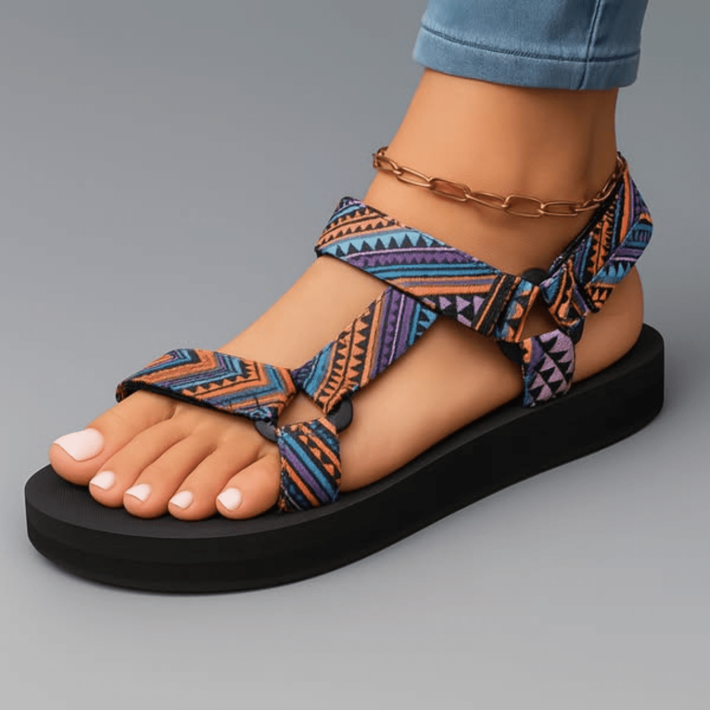 Benthe™ | Ortopediska Sandaler med Stil & Stöd